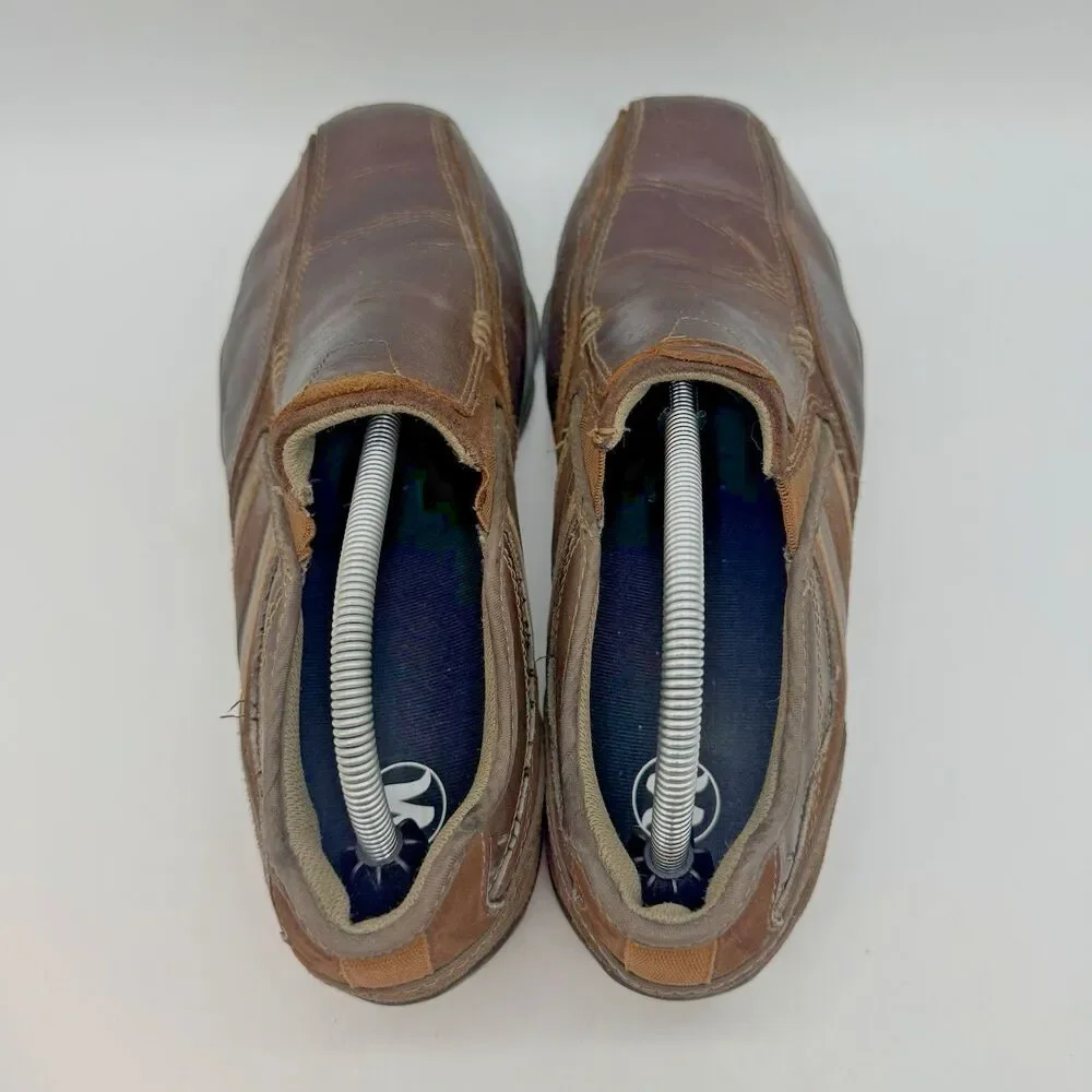 Skechers Diameter-Zinroy Casual Loafer Men's 10.5 Brown Leather Driving 64275